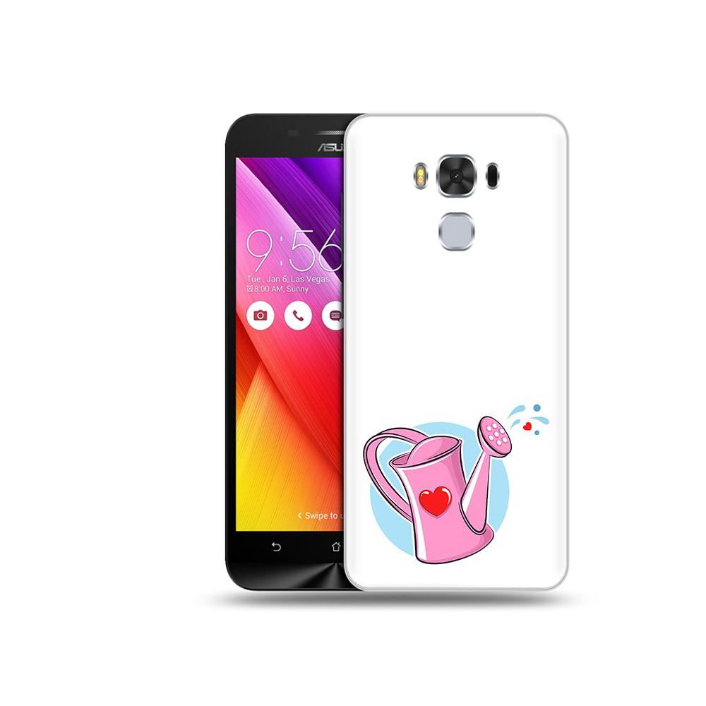 

Чехол MyPads Tocco для Asus ZenFone 3 Лейка любви 14 февраля (PT49951.654.103), Прозрачный, Tocco