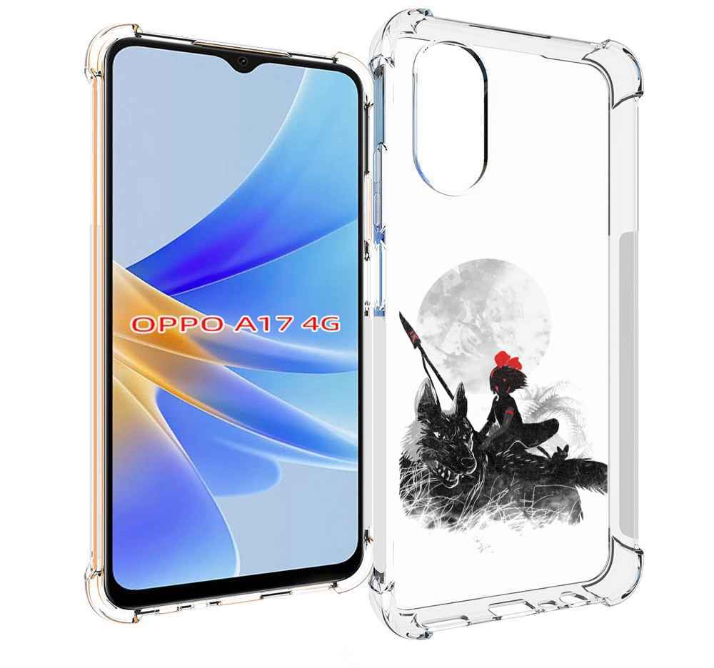 

Чехол MyPads мононоке для OPPO A17, Прозрачный, Tocco