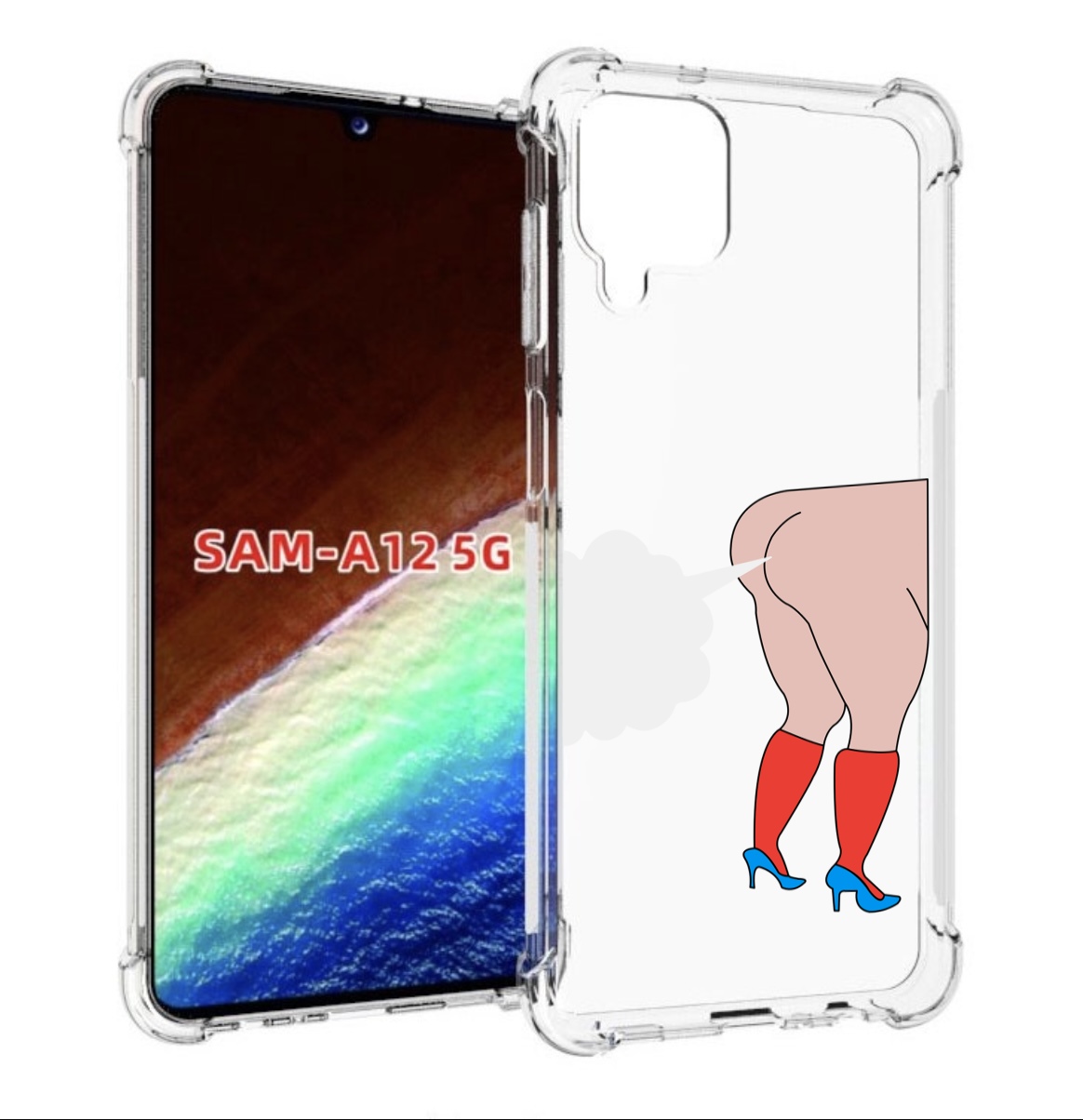 Чехол MyPads смешная-ситуация детский для Samsung Galaxy A12 (SM-A125F) 2020/21