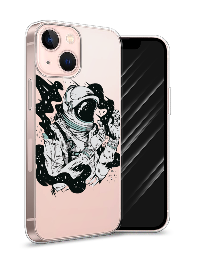 

Чехол Awog на Apple iPhone 13 mini / Айфон 13 mini "Космонавт арт", Разноцветный, 14150-7