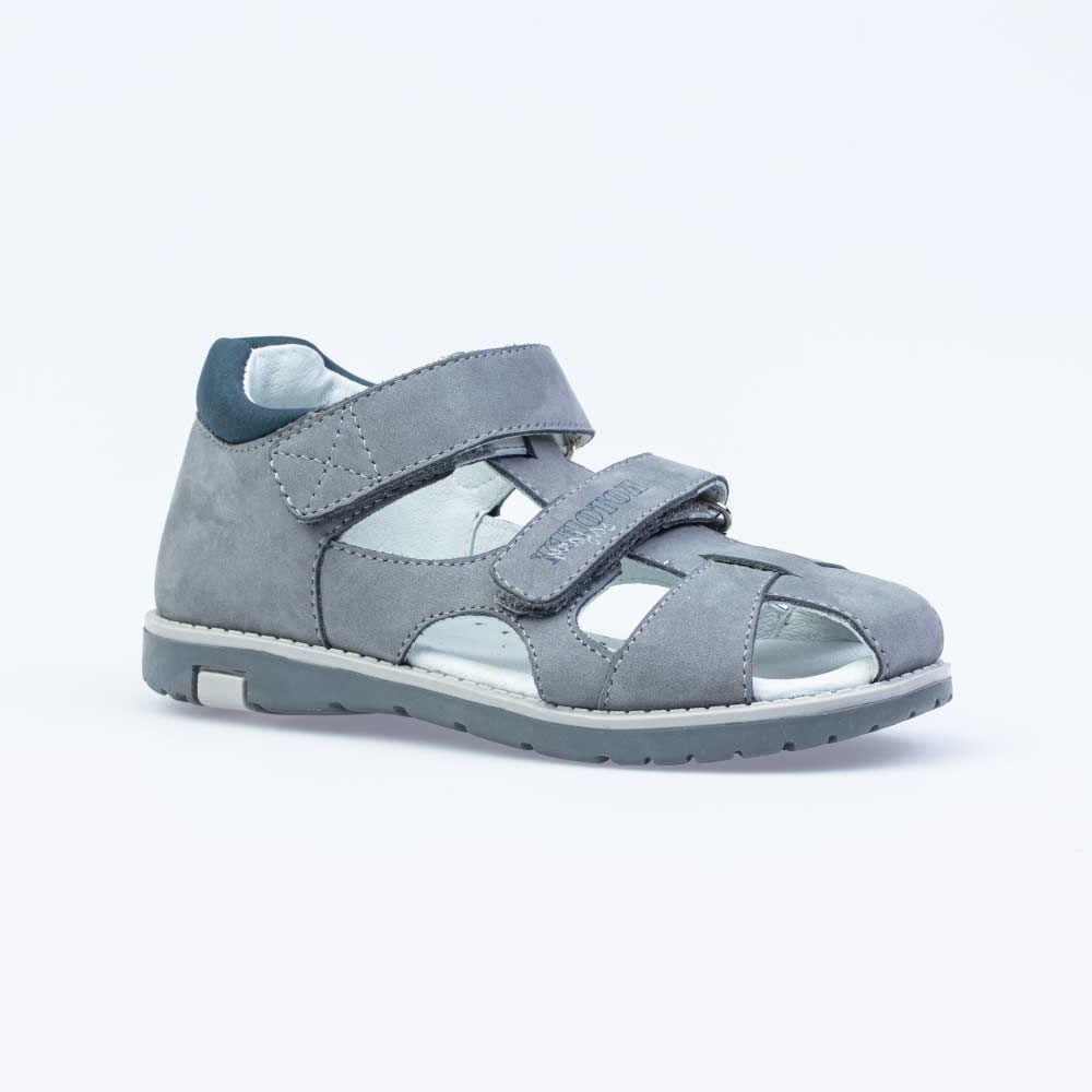 фото Сандалии для мальчиков котофей цв.серый р.31