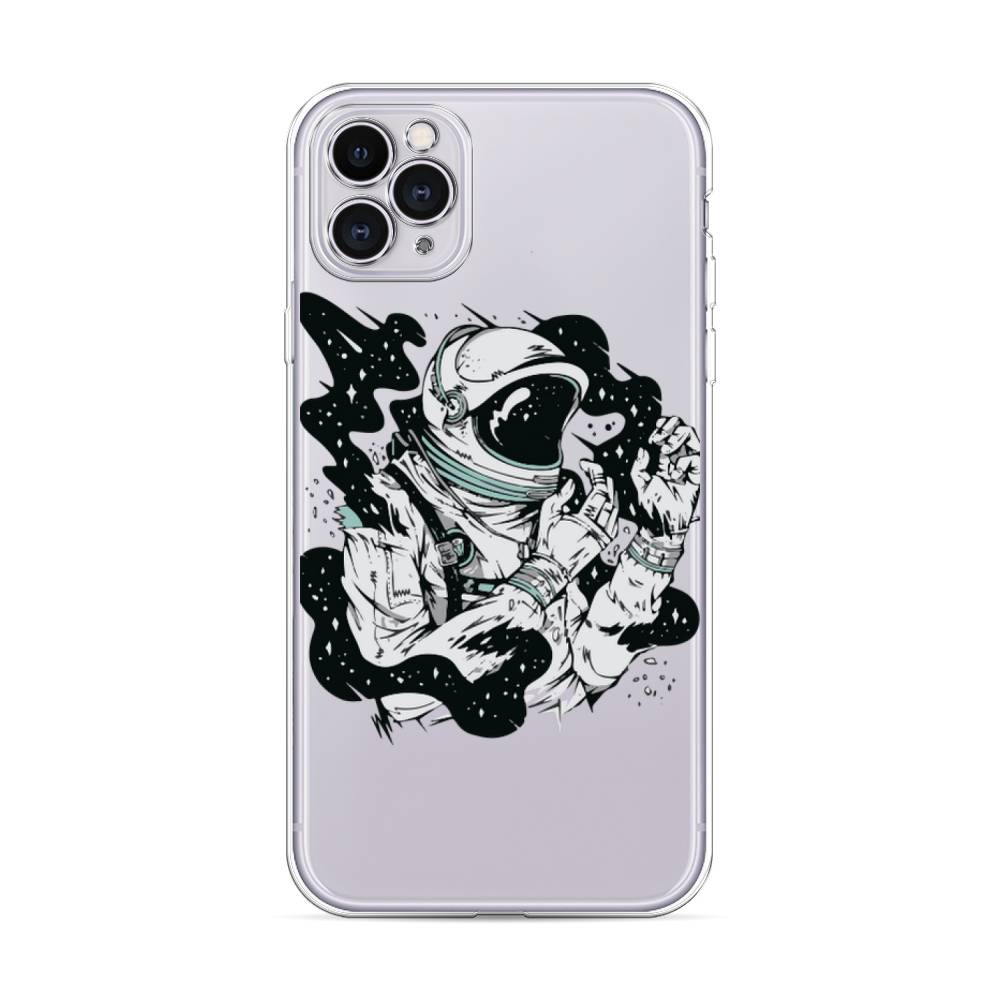 фото Силиконовый чехол "космонавт арт" на apple iphone 11 pro max awog