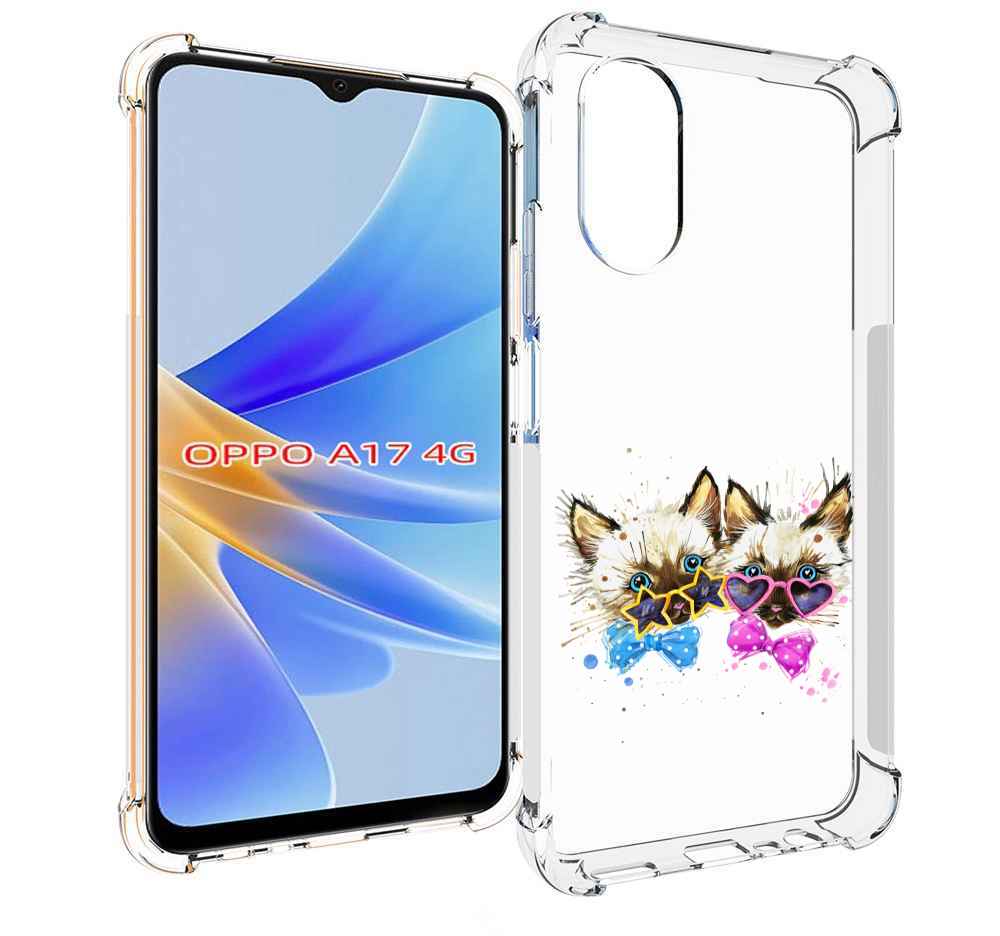 

Чехол MyPads милые котята для OPPO A17, Прозрачный, Tocco