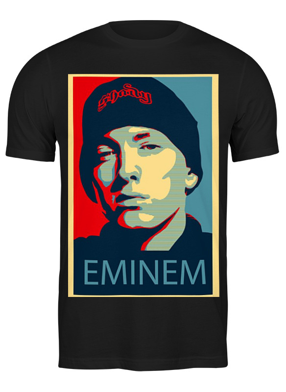 

Футболка мужская Printio Eminem черная S, Черный, Eminem