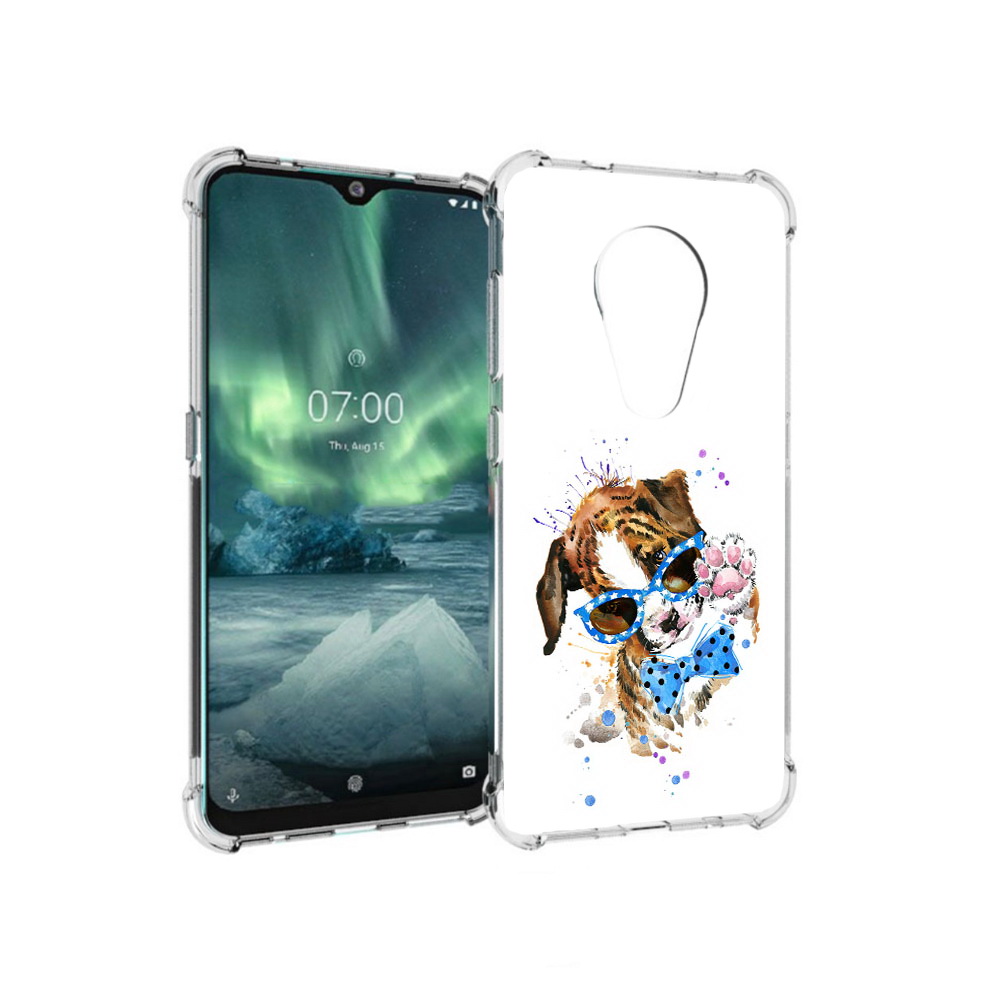 

Чехол MyPads Tocco для Nokia 7.2 лапочка (PT139171.105.434), Прозрачный, Tocco
