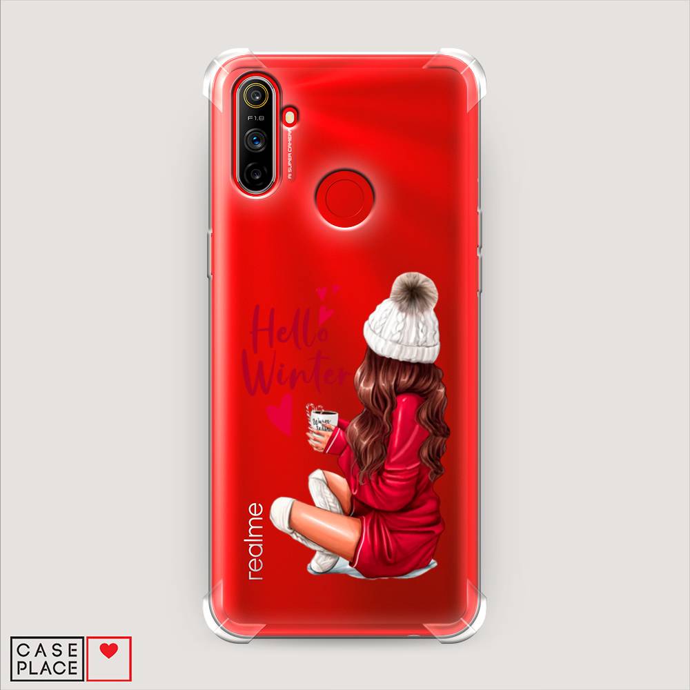 

Чехол Awog на Realme C3 "Hello winter", Разноцветный