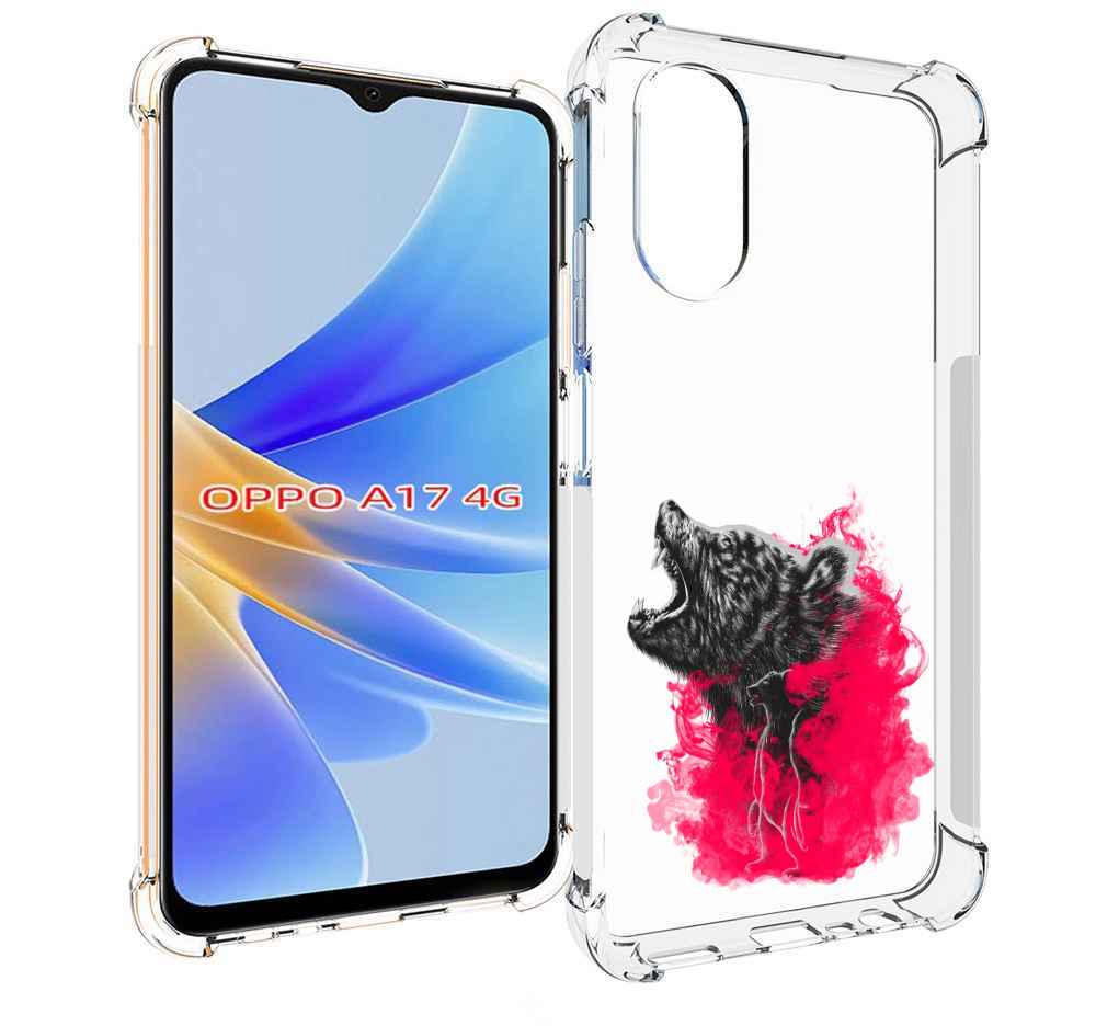 

Чехол MyPads медведь в дымке для OPPO A17, Прозрачный, Tocco