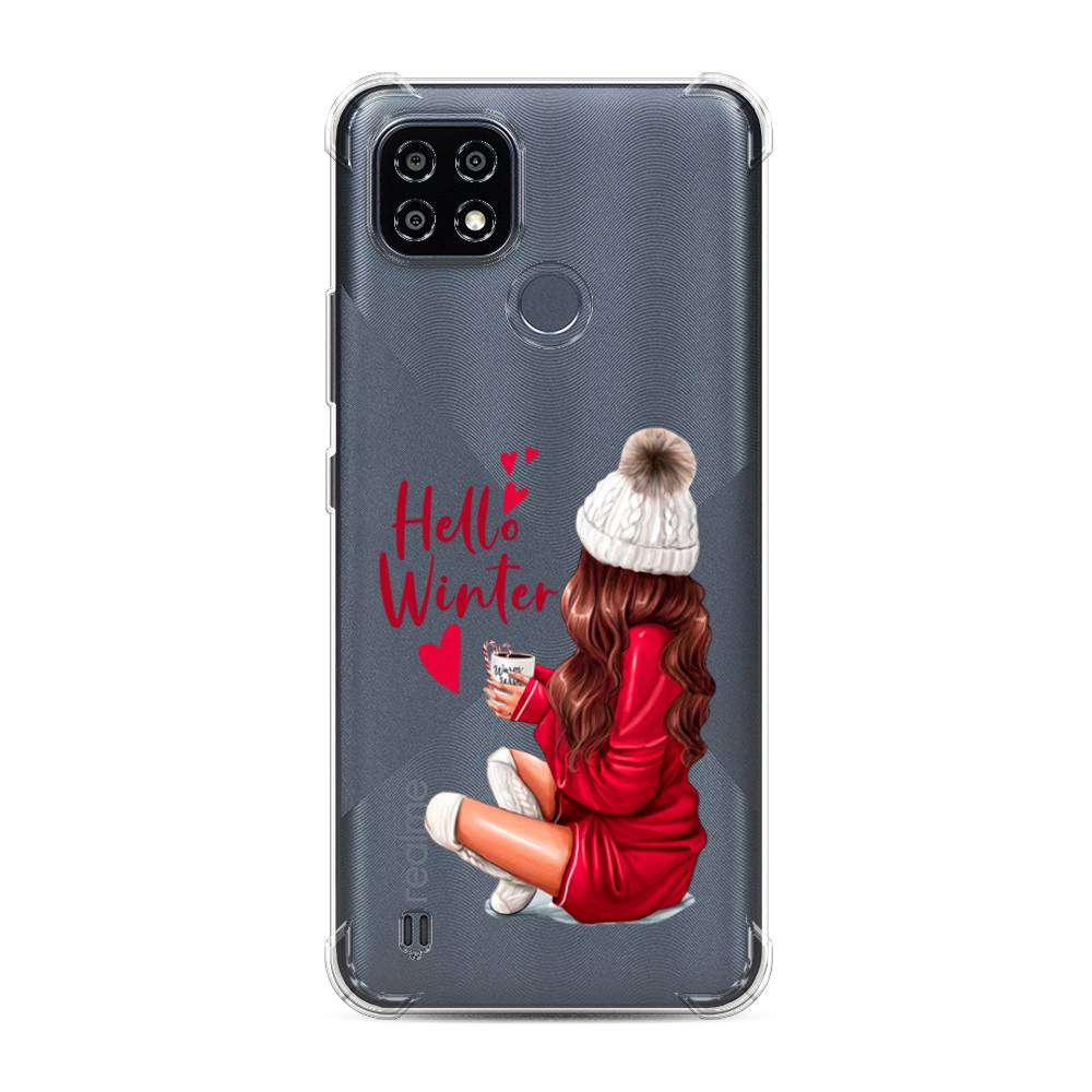 

Чехол Awog на Realme C21Y/C25Y "Hello winter", Разноцветный