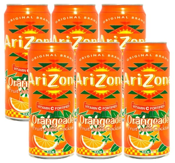 

Напиток Arizona Orangeade 680мл упак 6шт