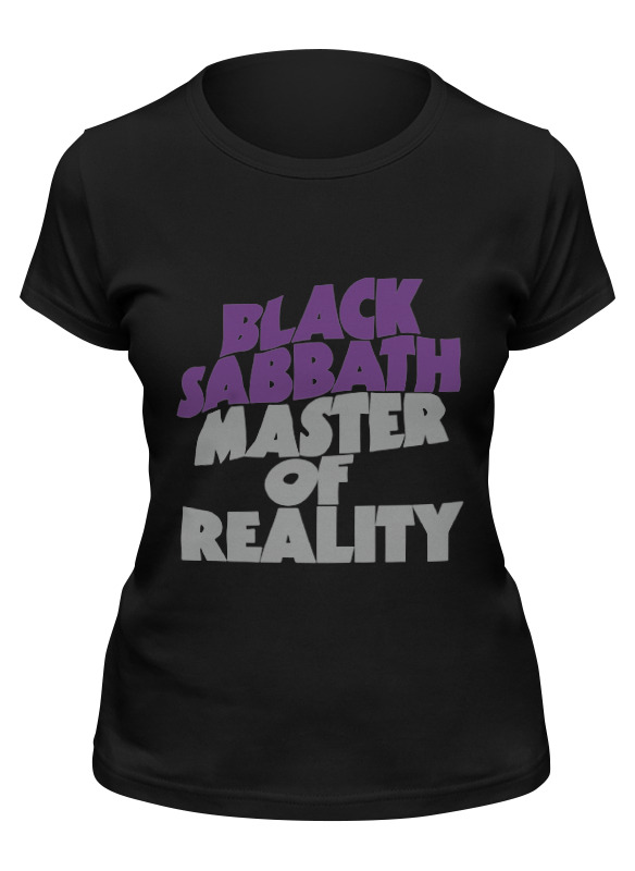 

Футболка женская Printio Black sabbath черная 2XL, Черный, Black sabbath