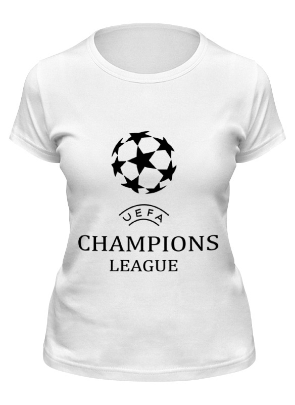 

Футболка женская Printio Лига чемпионов белая S, Белый, Лига чемпионов