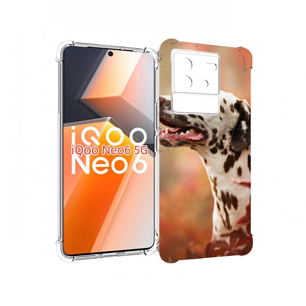 

Чехол MyPads далматин для Vivo iQoo Neo 6 5G, Прозрачный, Tocco