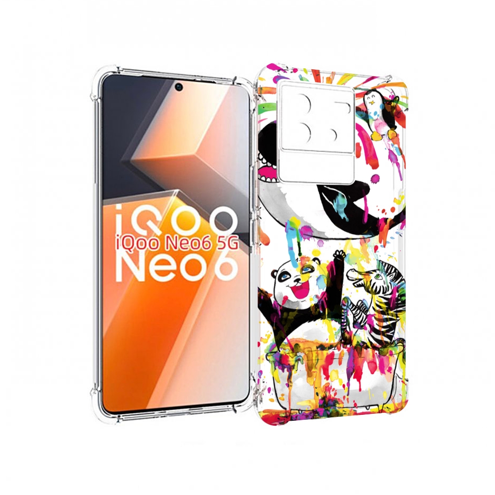 

Чехол MyPads Хиппи кит для Vivo iQoo Neo 6 5G, Прозрачный, Tocco