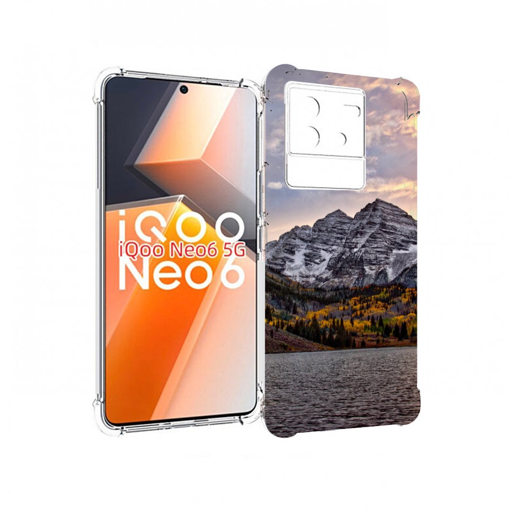 

Чехол MyPads горы-колорадо для Vivo iQoo Neo 6 5G, Прозрачный, Tocco