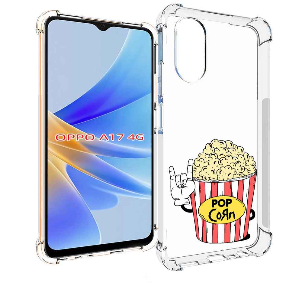

Чехол MyPads крутой попкорн для OPPO A17, Прозрачный, Tocco