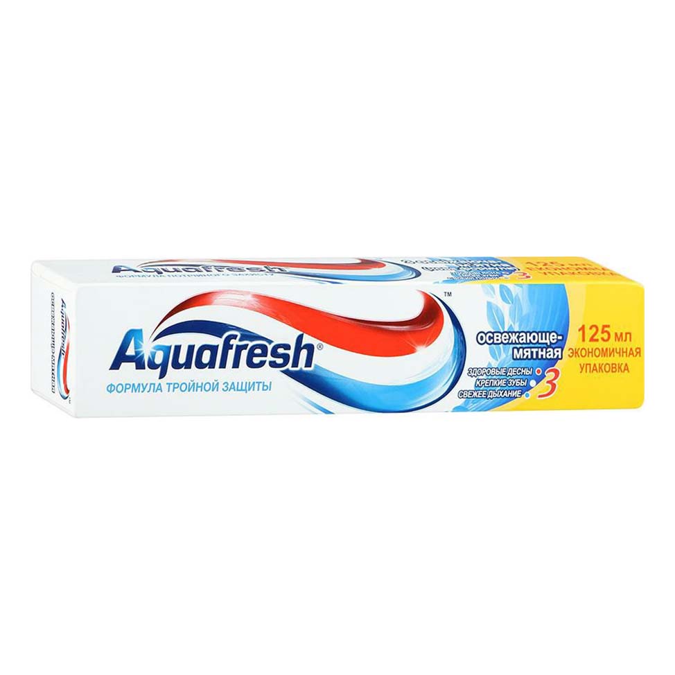 

Зубная паста Aquafresh Освежающе мятная 125 мл