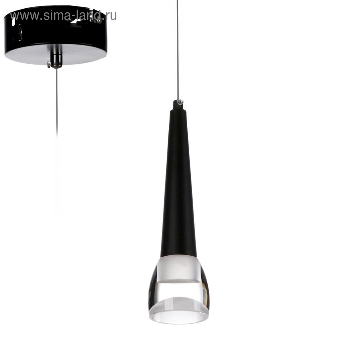 

Светильник Фокс LED 5Вт черный 6,5х6,5х120 см.