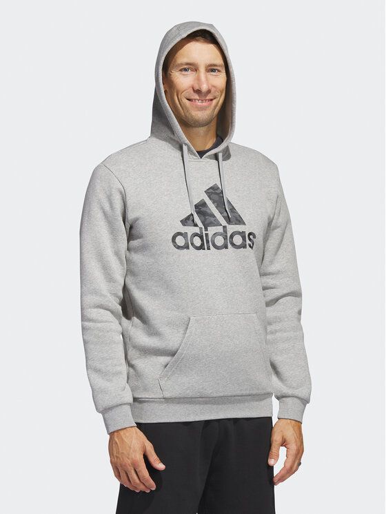 

Худи мужское Adidas 0000301697817 серое S, Серый, 0000301697817