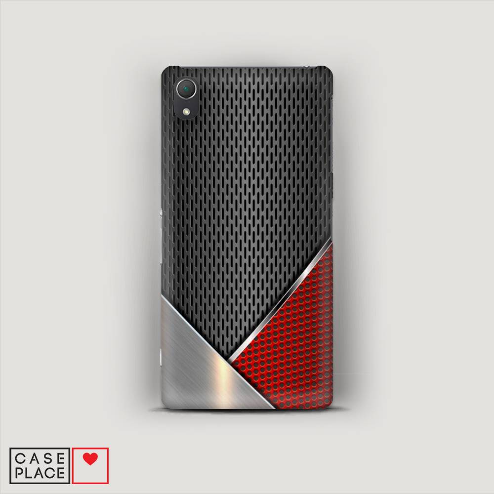 

Пластиковый чехол "Стальной металл" на Sony Xperia Z2