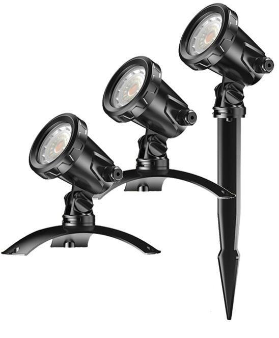

Комплект из трех светильников для пруда и сада CED120C GRECH SUNSUN
