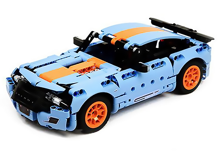 фото Конструктор xiaomi onebot building blocks static supercar toy car blue, objby61aiqi