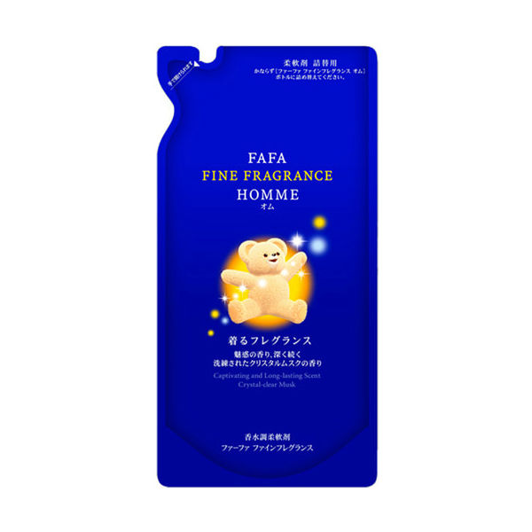 Кондиционер для белья Nissan FaFa Fine Fragrance Homme Мускус и Бергамот, 500мл