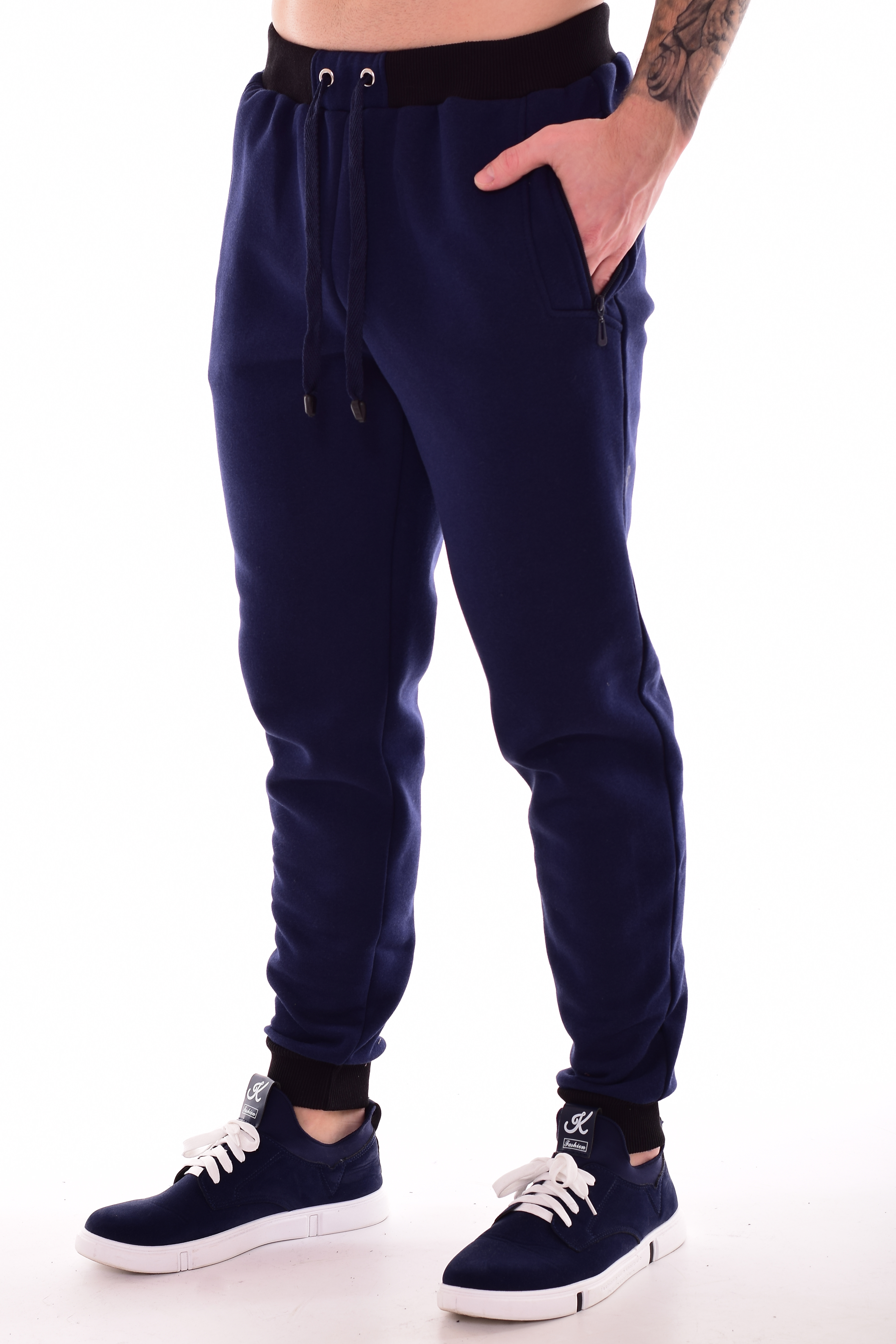 Спортивные брюки мужские Новое кимоно 9-112 синие 46 RU