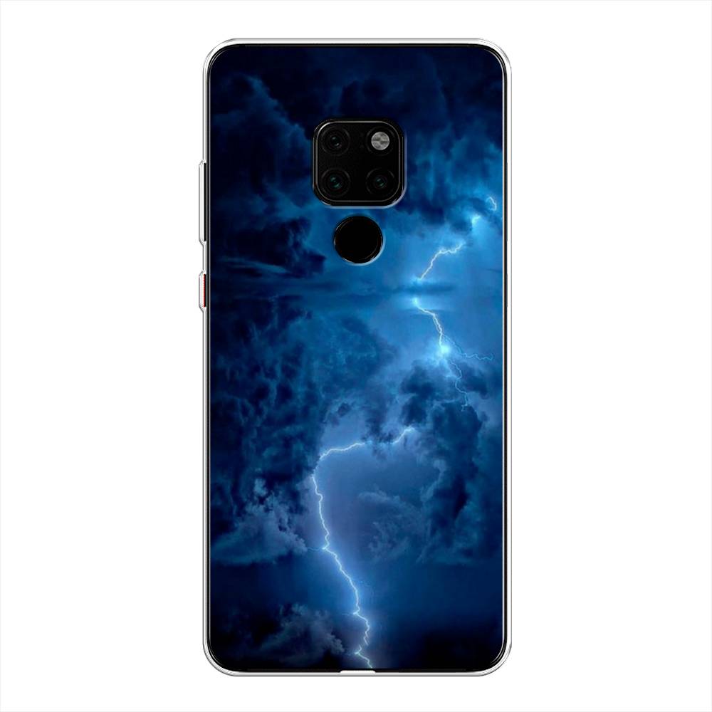 

Чехол Awog на Huawei Mate 20 "Молния", Синий, 66850-4