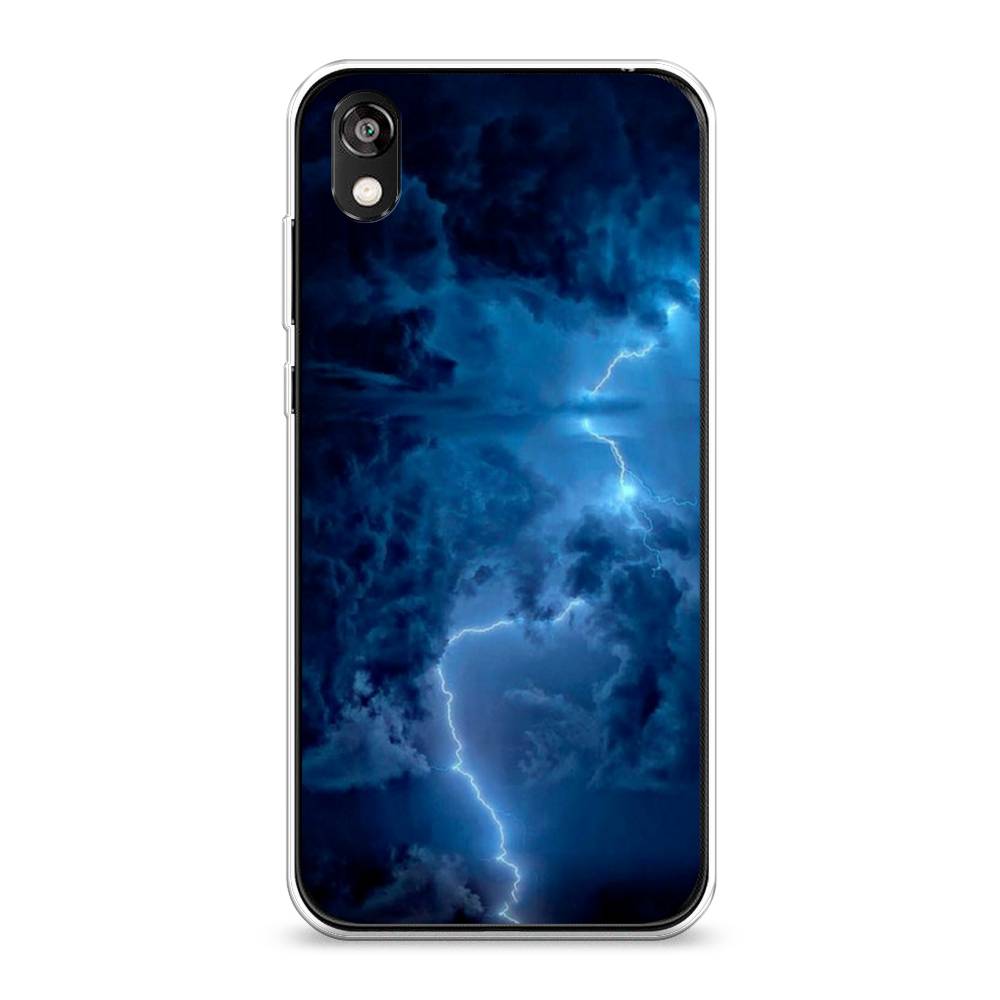 

Чехол Awog на Honor 8S "Молния", Синий, 69150-4