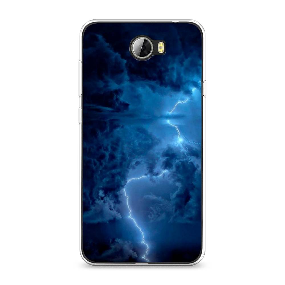 

Чехол Awog на Honor 5A "Молния", Синий, 60350-4