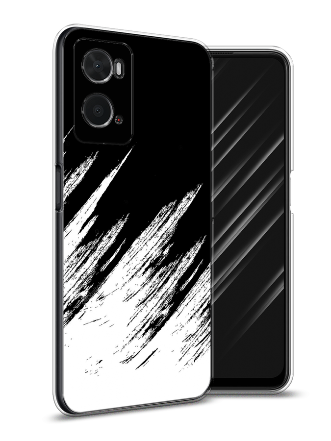 

Чехол Awog на Oppo A36 "Черно белые брызги", Разноцветный, 259950-3