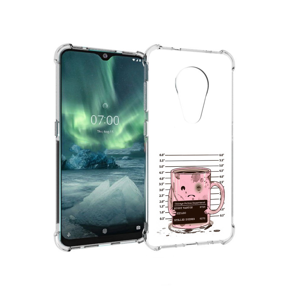 

Чехол MyPads Tocco для Nokia 7.2 кружка (PT139171.105.420), Прозрачный, Tocco
