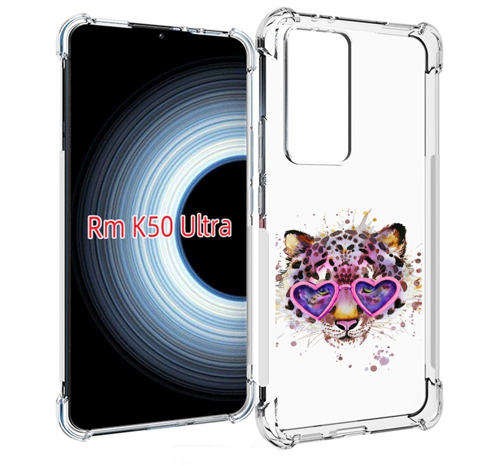 

Чехол MyPads модный леопард для Xiaomi 12T / Redmi K50 Ultra, Прозрачный, Tocco