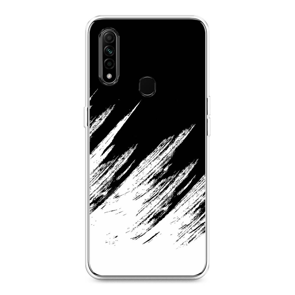 

Чехол Awog на Oppo A31 "Черно белые брызги", Разноцветный, 252250-3
