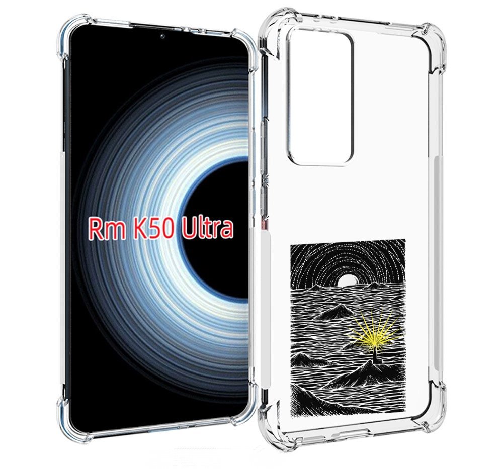 

Чехол MyPads маяк в черно белом море для Xiaomi 12T / Redmi K50 Ultra, Прозрачный, Tocco
