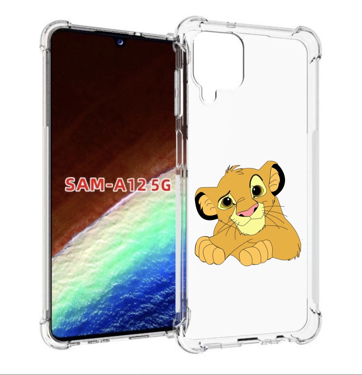 

Чехол MyPads симба-красивый для Samsung Galaxy A12 (SM-A125F) 2020/21/A12 Nacho SM-A127F, Прозрачный, Tocco