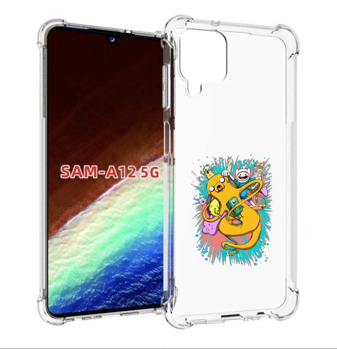 

Чехол MyPads время приключений рисунок для Samsung Galaxy A12 (SM-A125F) 2020/21, Прозрачный, Tocco
