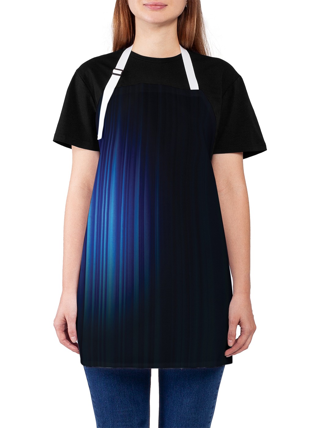 

Фартук женский JoyArty для готовки "Театральный занавес", универсальный размер, Розовый