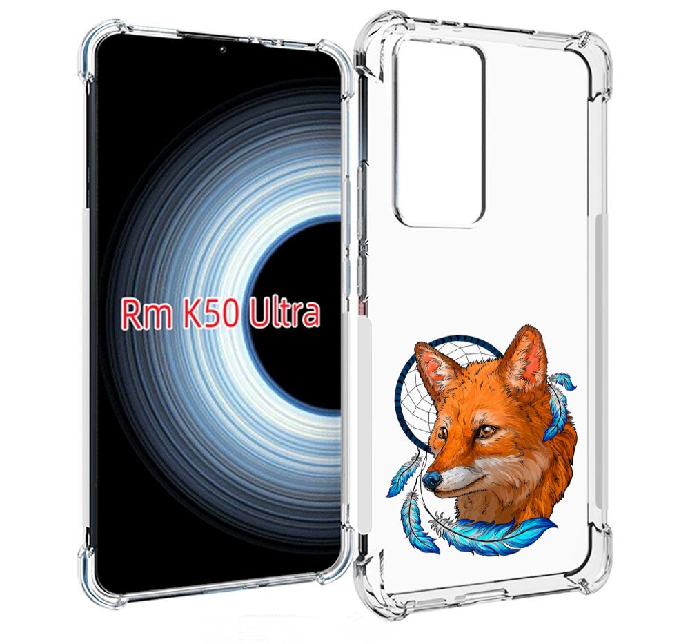 

Чехол MyPads лиса и ловец снов для Xiaomi 12T / Redmi K50 Ultra, Прозрачный, Tocco