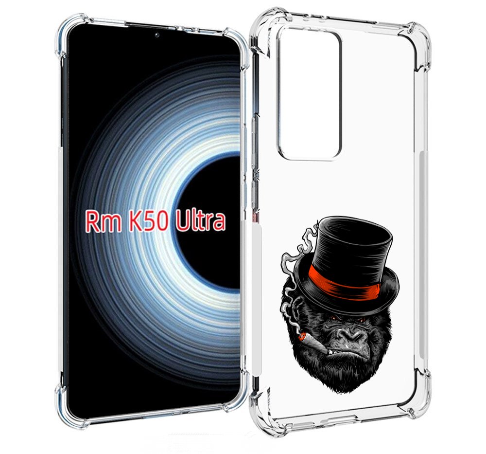 

Чехол MyPads дизайнерская горилла для Xiaomi 12T / Redmi K50 Ultra, Прозрачный, Tocco