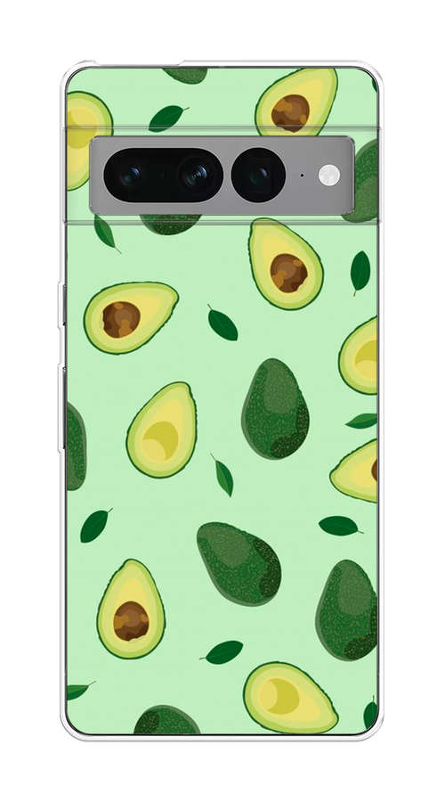 

Чехол на Google Pixel 7 Pro "Blue avocado", Коричневый;зеленый, 271350-1