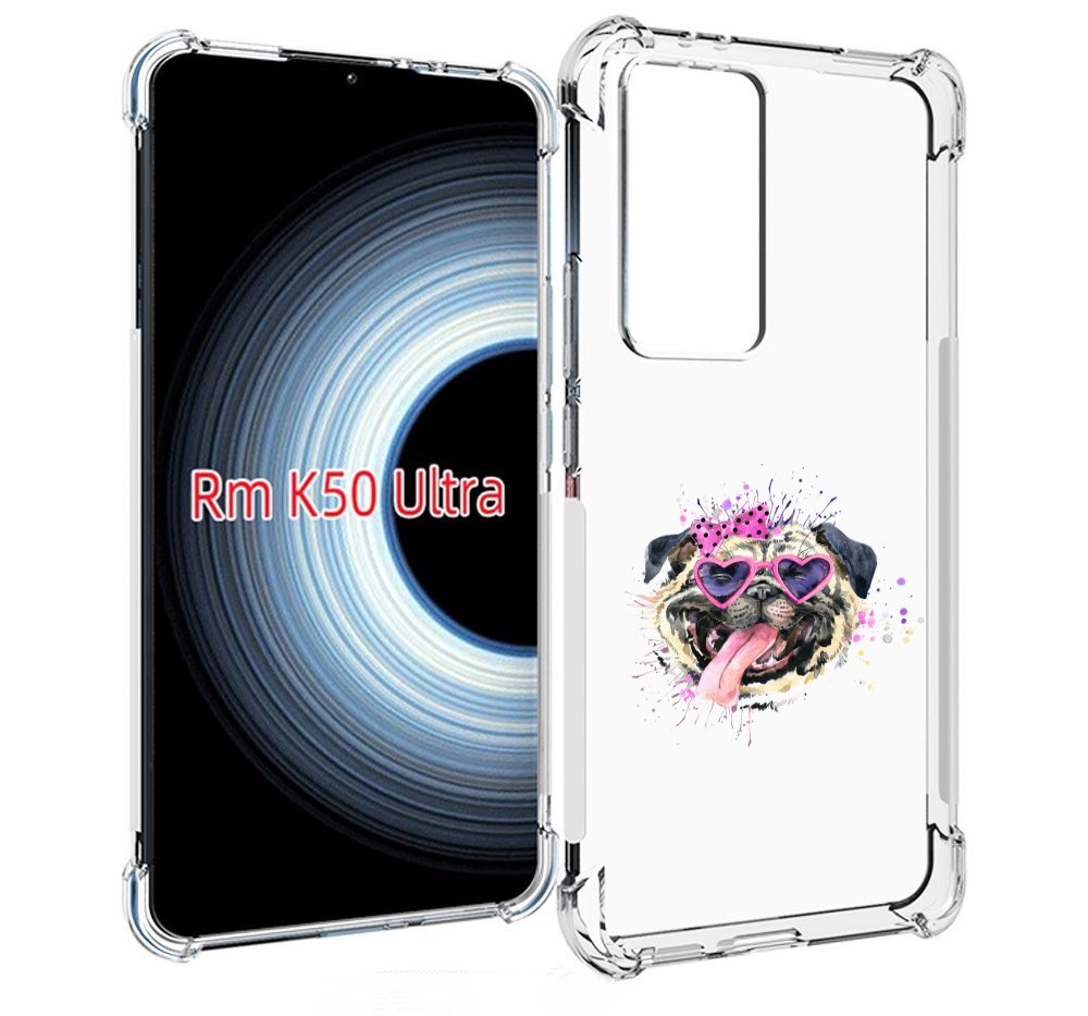 

Чехол MyPads Веселая собака для Xiaomi 12T / Redmi K50 Ultra, Прозрачный, Tocco