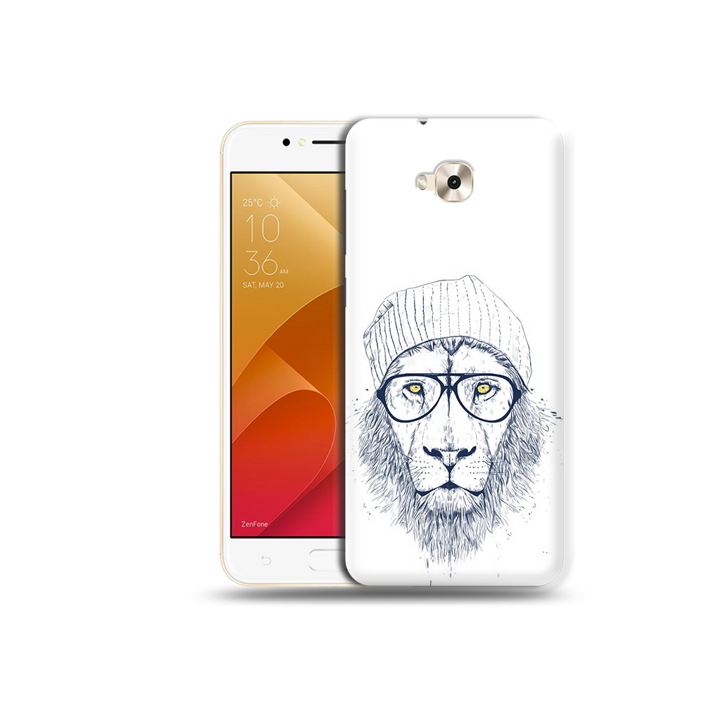 

Чехол MyPads Tocco для Asus ZenFone Live (ZB501KL) хиппи лев (PT109094.653.663), Tocco