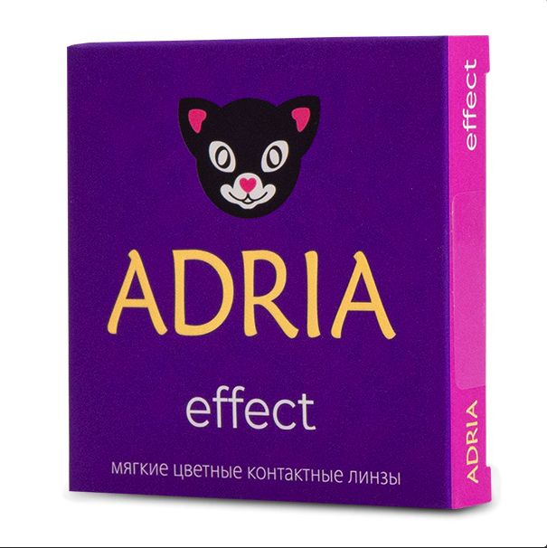 фото Линзы контактные adria effect color 2 pack r 8,6 цвет grafit pwr -9,00