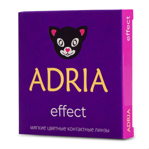 фото Линзы контактные adria effect color 2 pack r 8,6 цвет grafit pwr -7,50