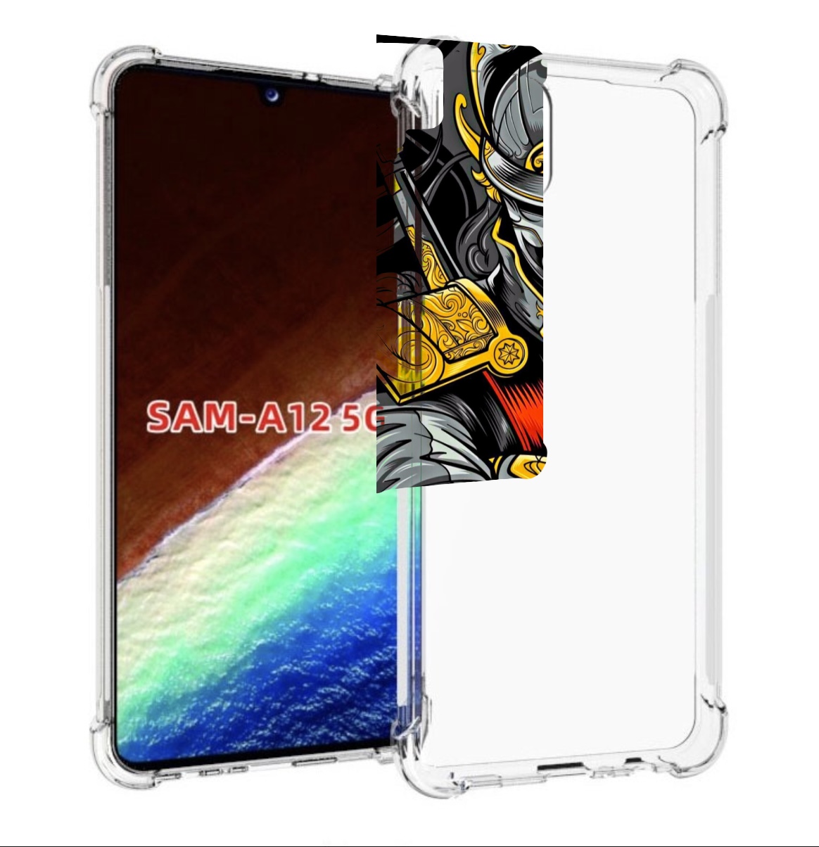 

Чехол MyPads самурай для Samsung Galaxy A12 (SM-A125F) 2020/21/A12 Nacho SM-A127F, Прозрачный, Tocco