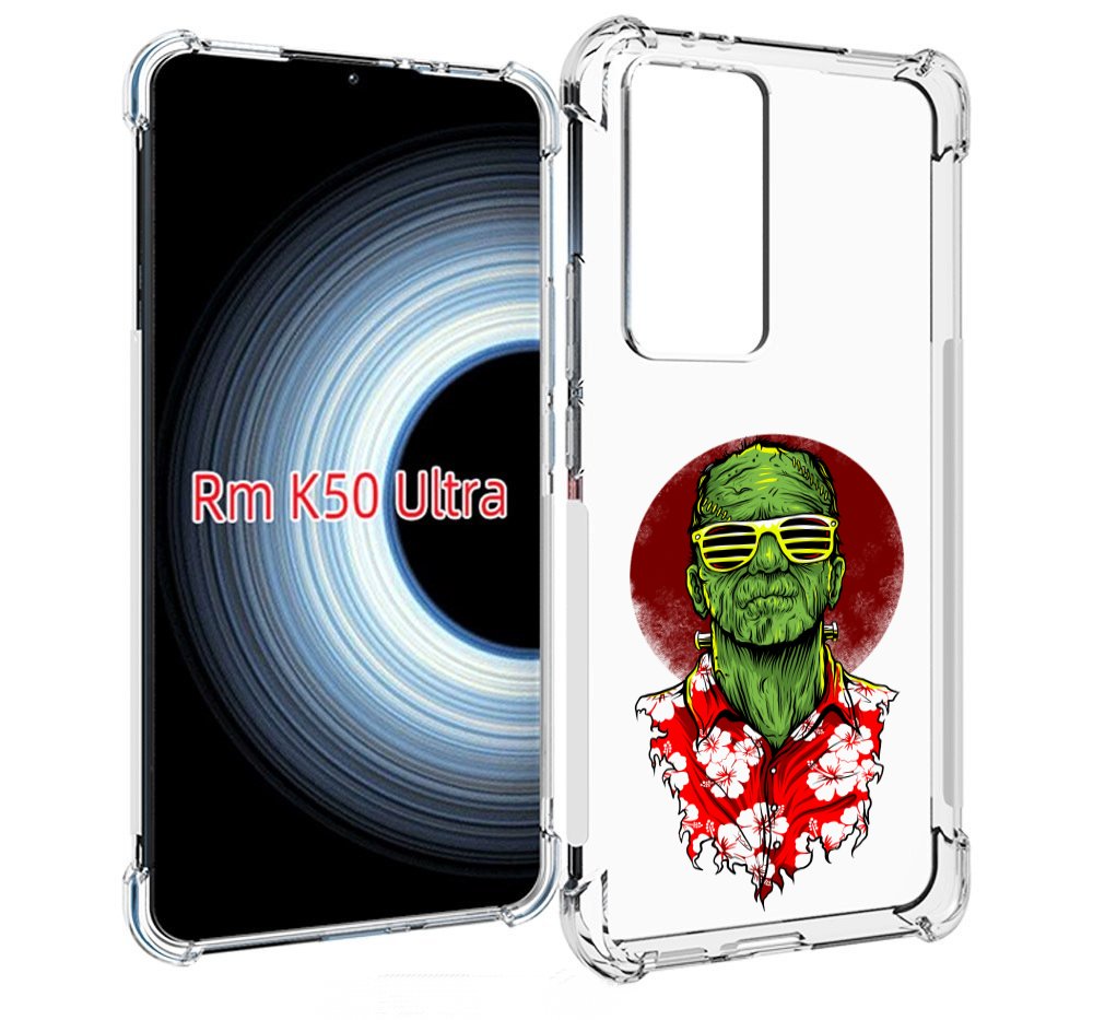 

Чехол MyPads крутой зеленый мужчина в очках для Xiaomi 12T / Redmi K50 Ultra, Прозрачный, Tocco