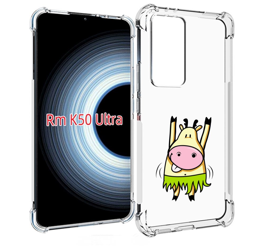 

Чехол MyPads Веселая корова для Xiaomi 12T / Redmi K50 Ultra, Прозрачный, Tocco