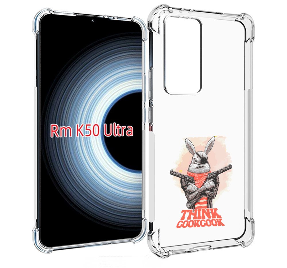 

Чехол MyPads кролик пират для Xiaomi 12T / Redmi K50 Ultra, Прозрачный, Tocco