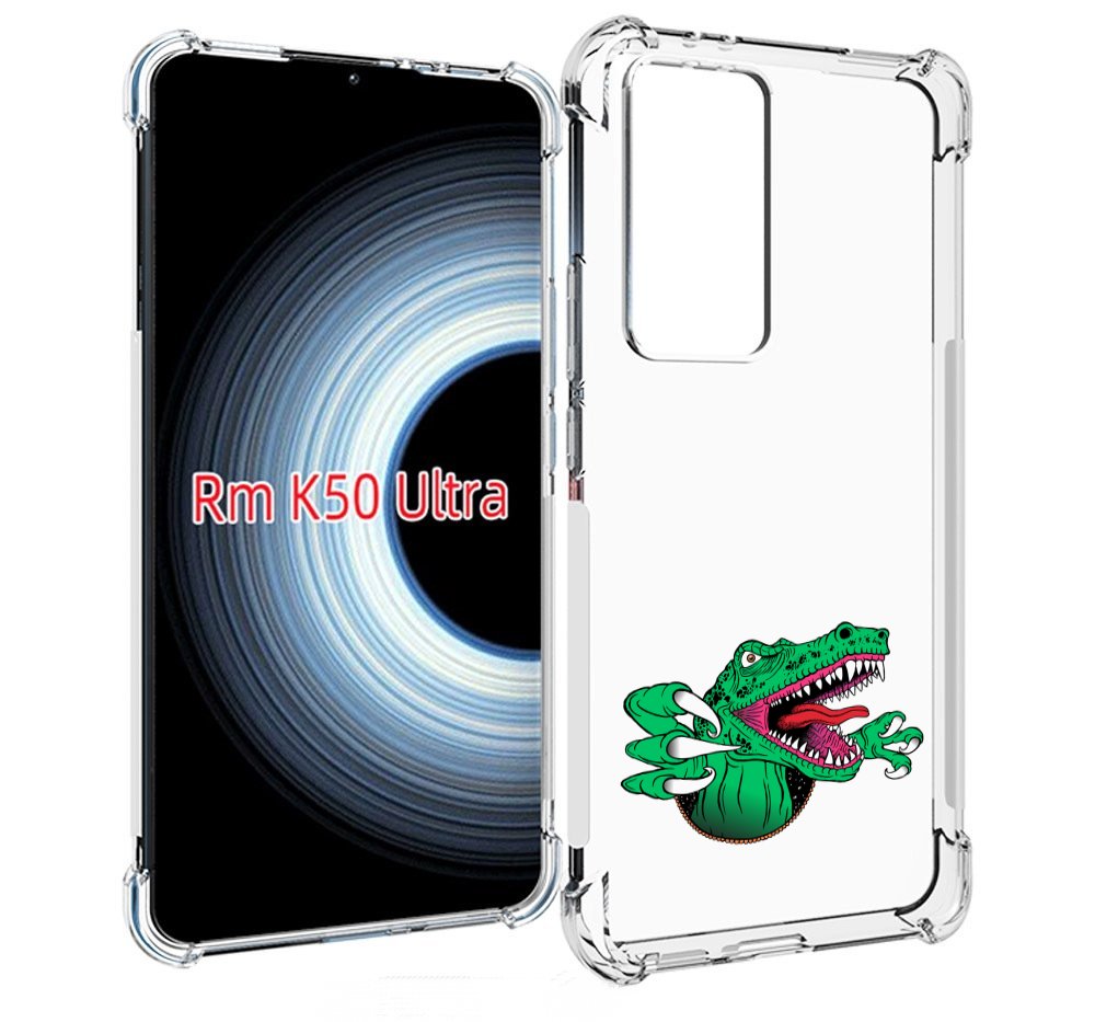 

Чехол MyPads крокодил для Xiaomi 12T / Redmi K50 Ultra, Прозрачный, Tocco